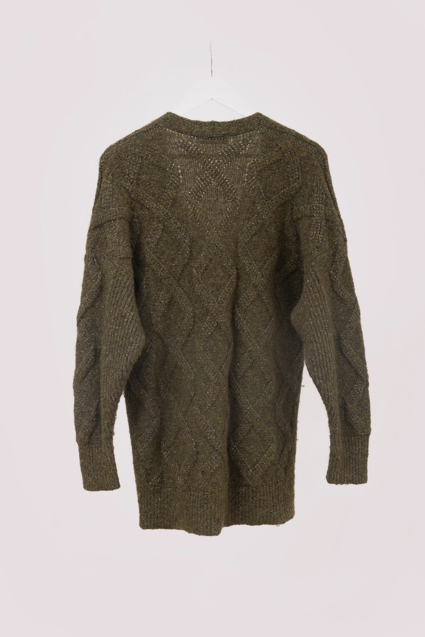 CÁRDIGAN VERDE LUREX