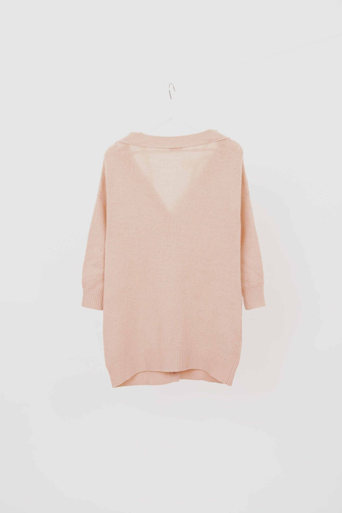 SWEATER LARGO CON LAZO