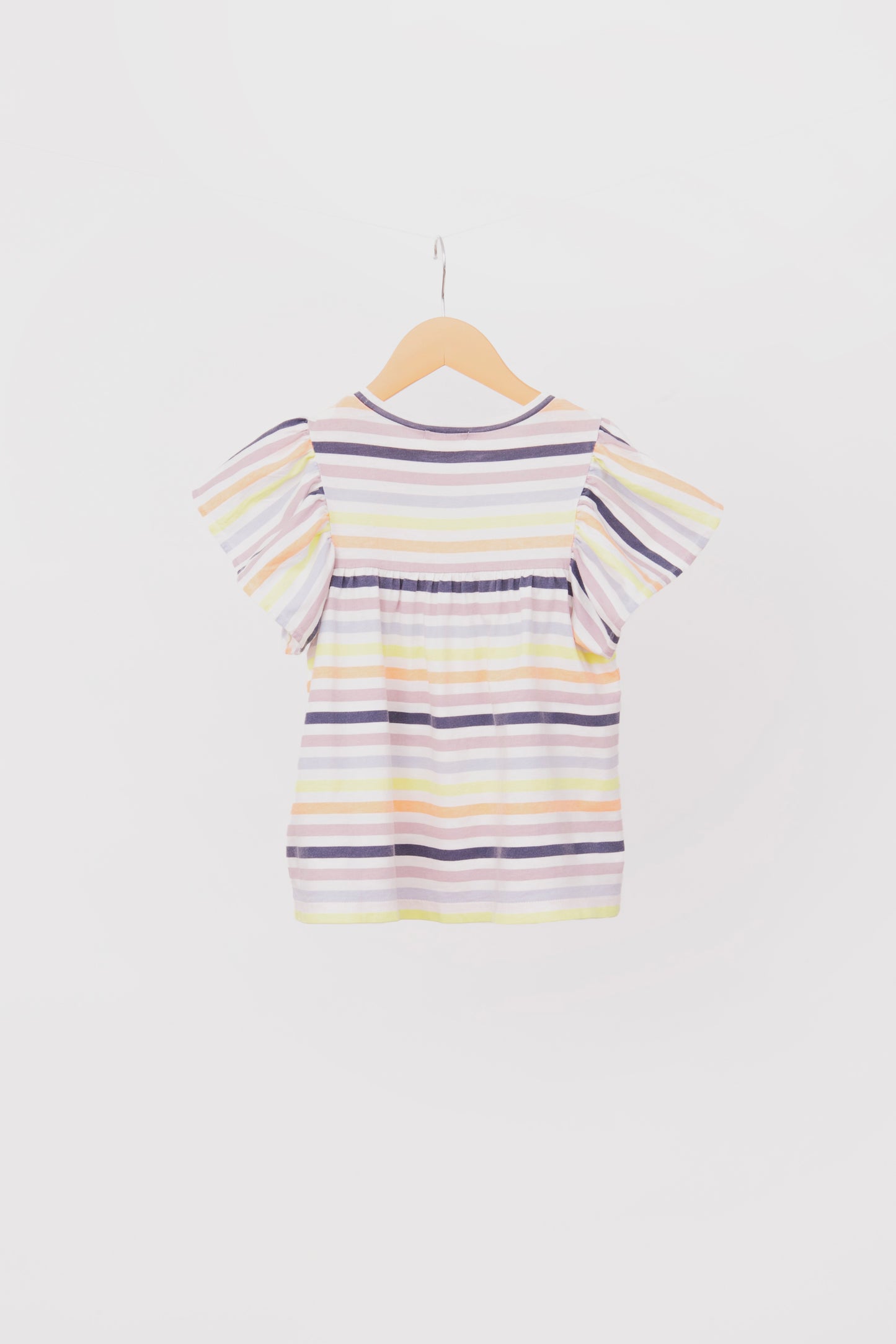 POLERA RAYADA CON MANGAS OLEADAS PETIT