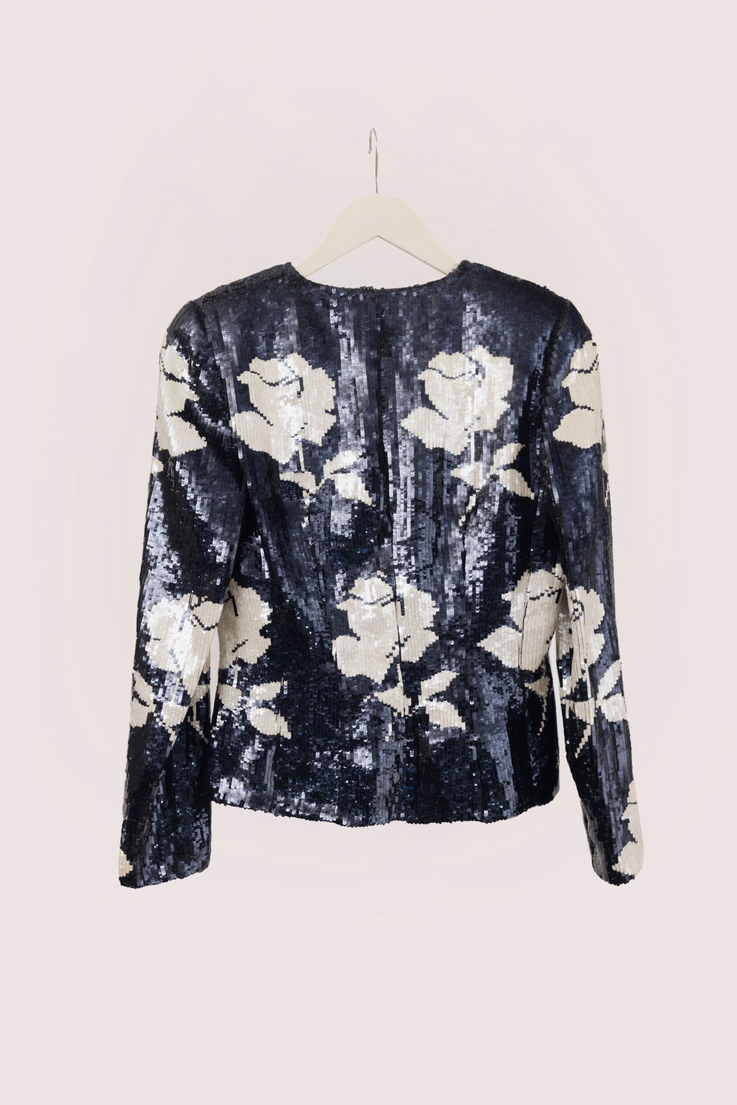 CHAQUETA ROSE PAILLETÉE