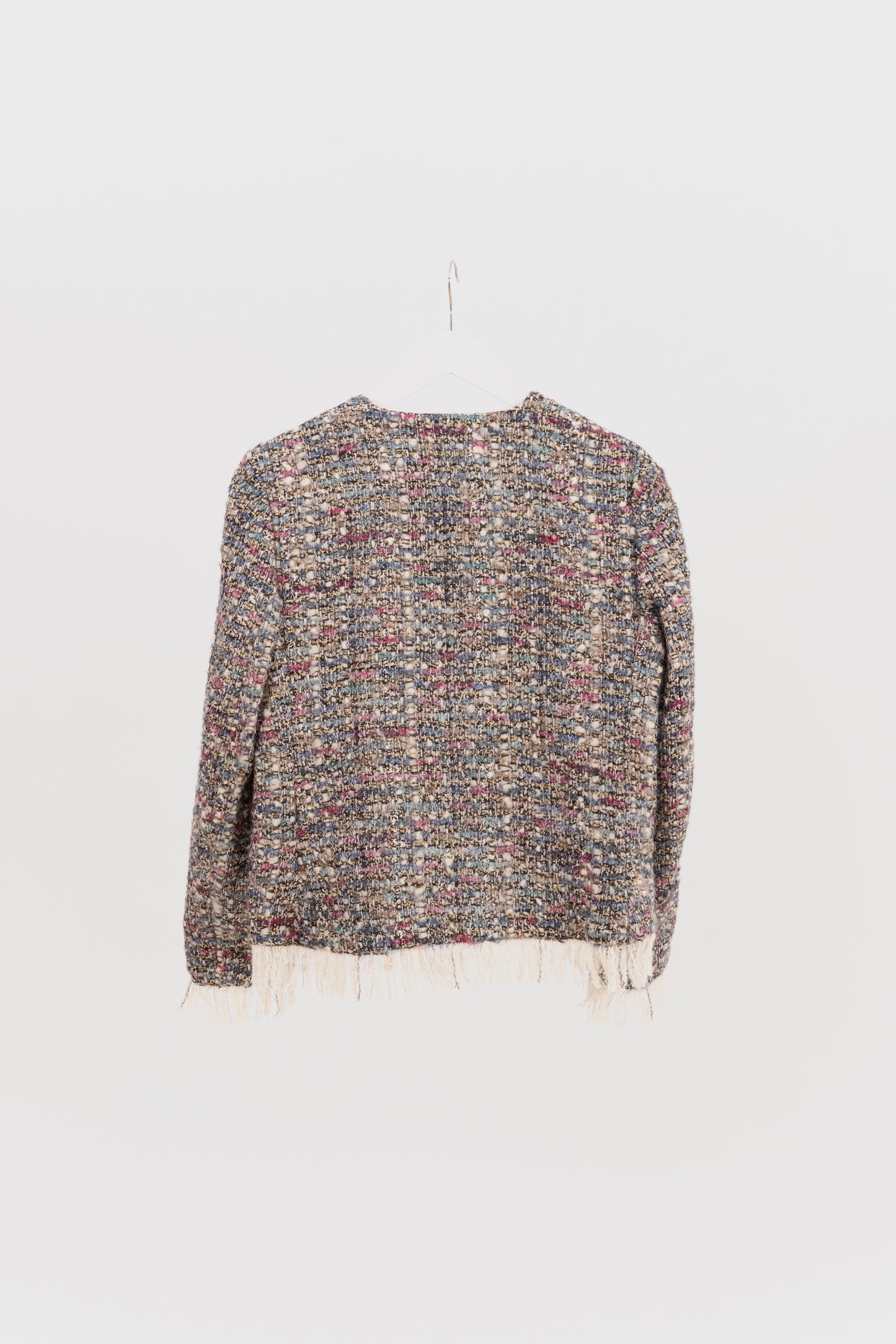 CHAQUETA CORTA TWEED MULTICOLOR