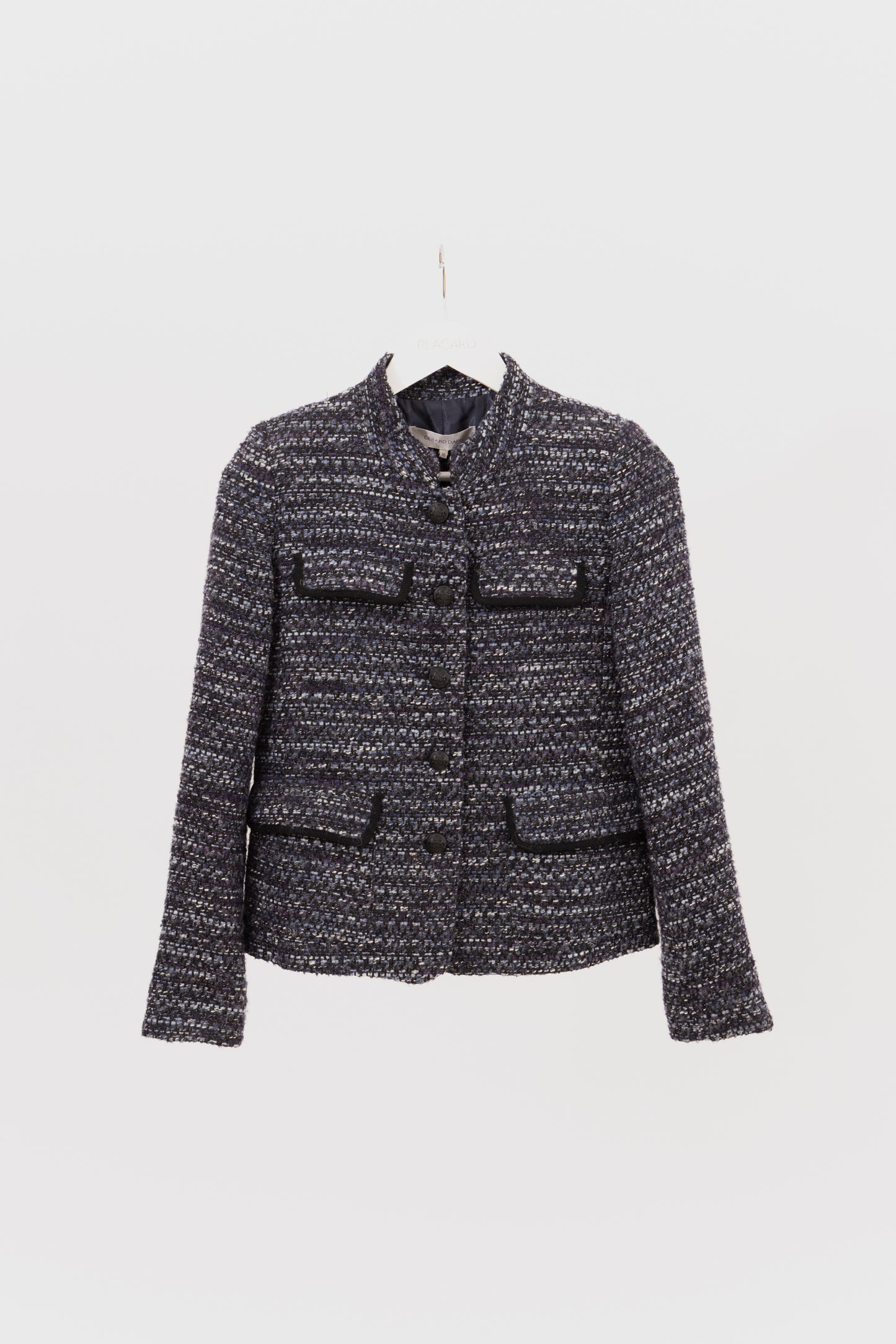 CHAQUETA MILITARY CHIC EN TWEED