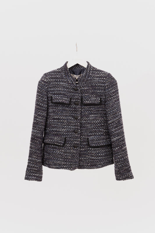 CHAQUETA MILITARY CHIC EN TWEED