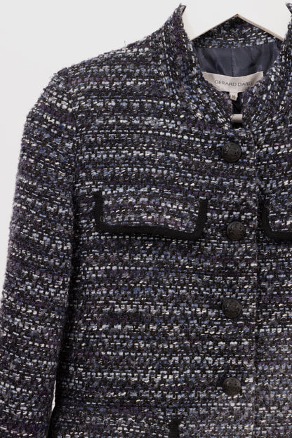 CHAQUETA MILITARY CHIC EN TWEED
