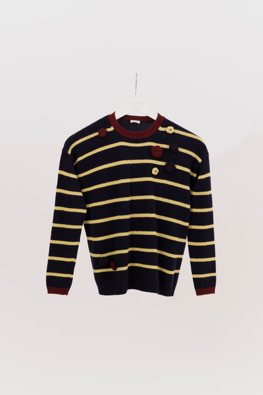 SWEATER CON RAYAS MARINERAS PETIT