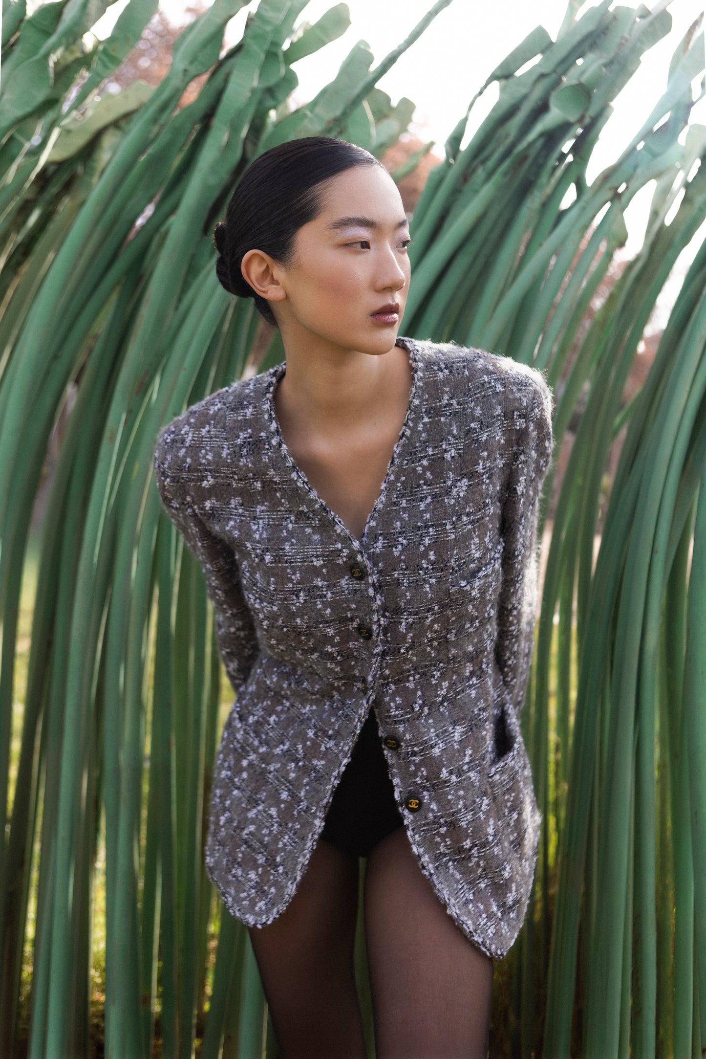 CHAQUETA TWEED GRIS [ARCHIVO]