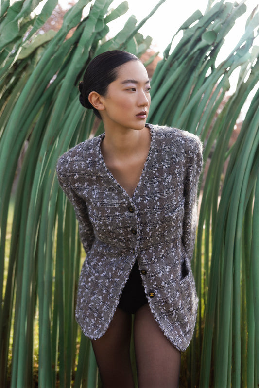 CHAQUETA TWEED GRIS [ARCHIVO]