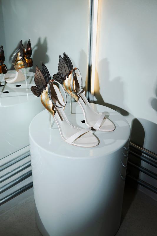 SANDALIAS CHIARA NUDE & ORANGE