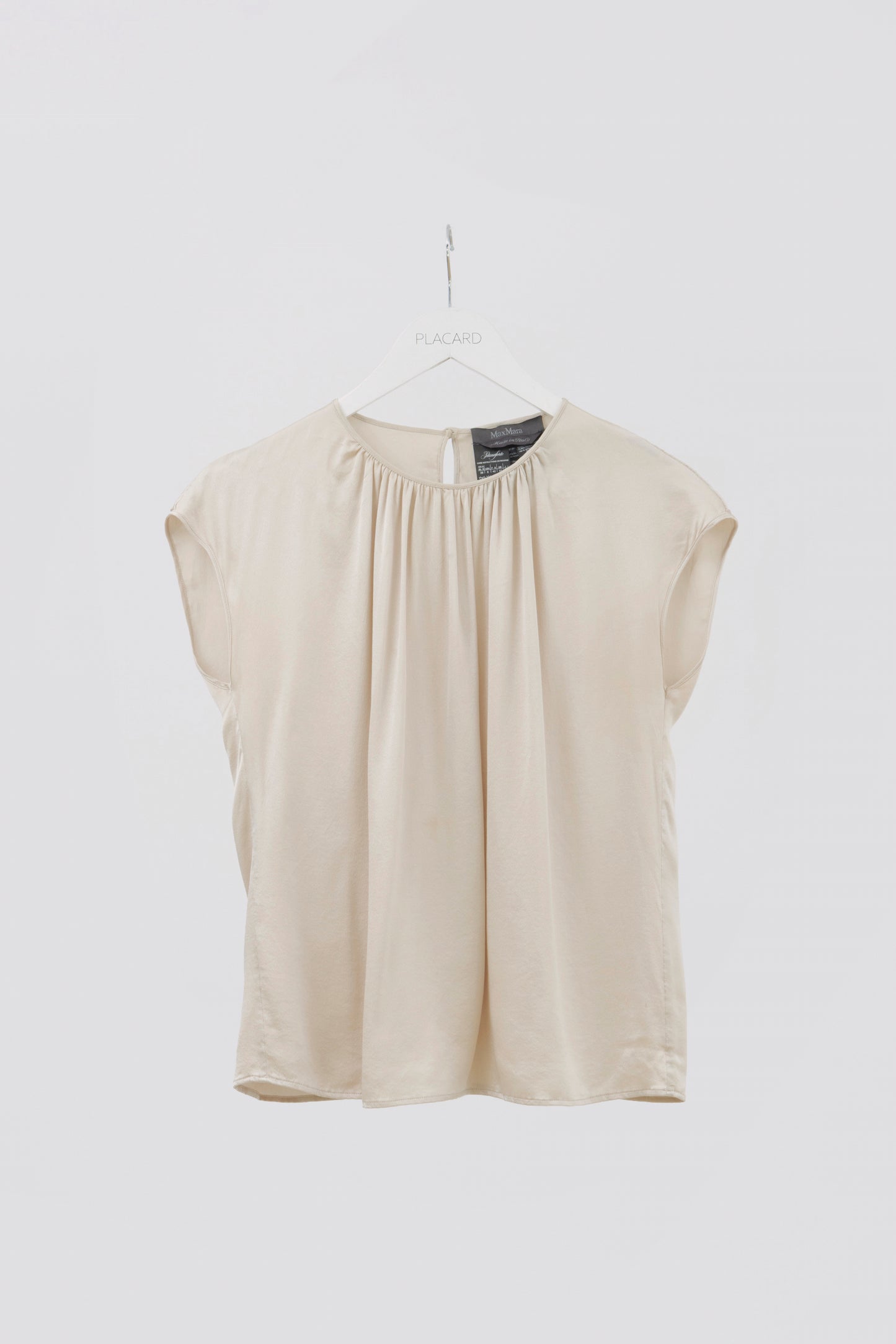 BLUSA DRAPED SILK