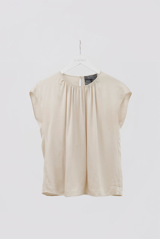 BLUSA DRAPED SILK