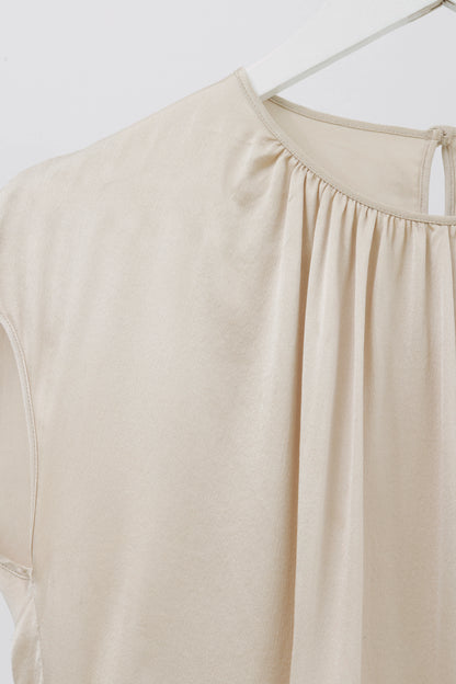 BLUSA DRAPED SILK