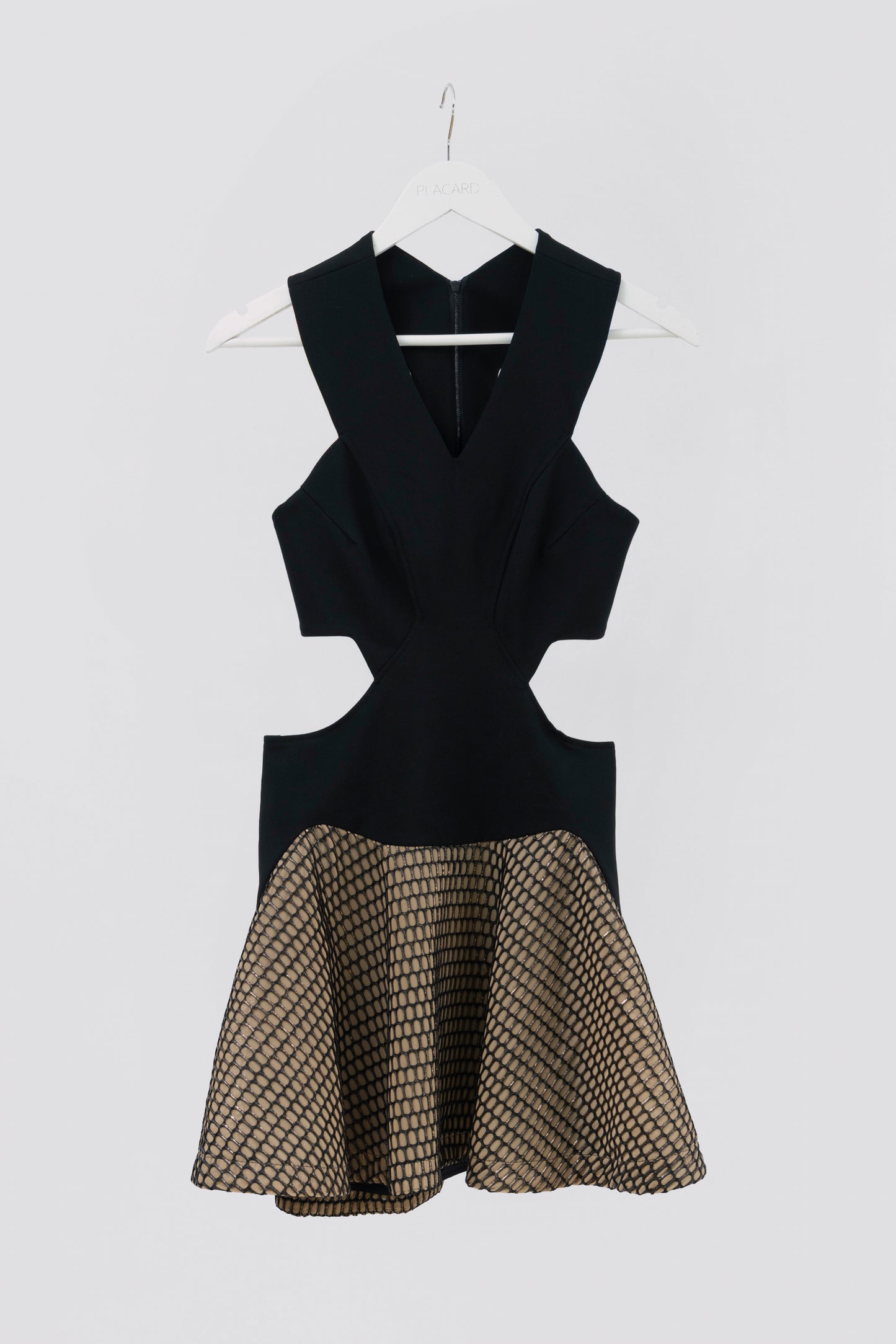 VESTIDO  MINI BICOLOR