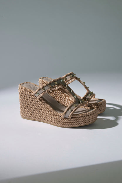 SANDALIAS ROCKSTUD TORCHON WEDGE