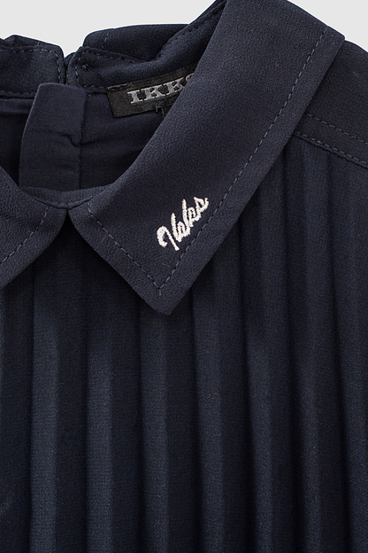 VESTIDO PLISADO NAVY ROCK PETIT