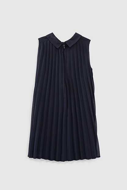 VESTIDO PLISADO NAVY ROCK PETIT