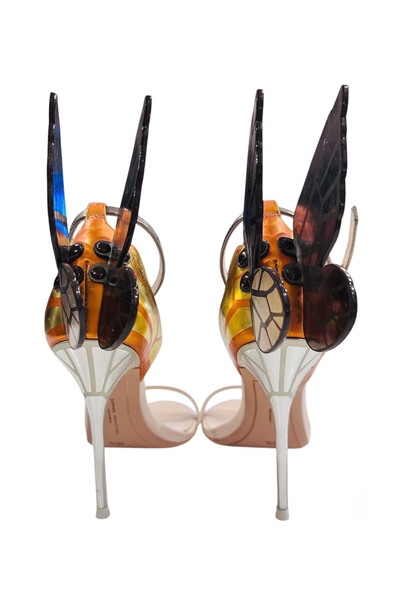 SANDALIAS CHIARA NUDE & ORANGE