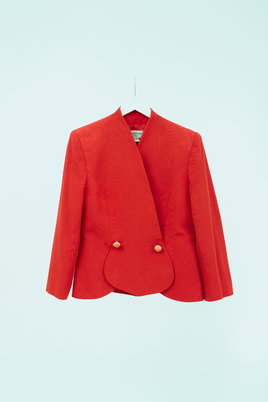 CHAQUETA LANVIN ASIMÉTRICA PÉTALO [ARCHIVO]