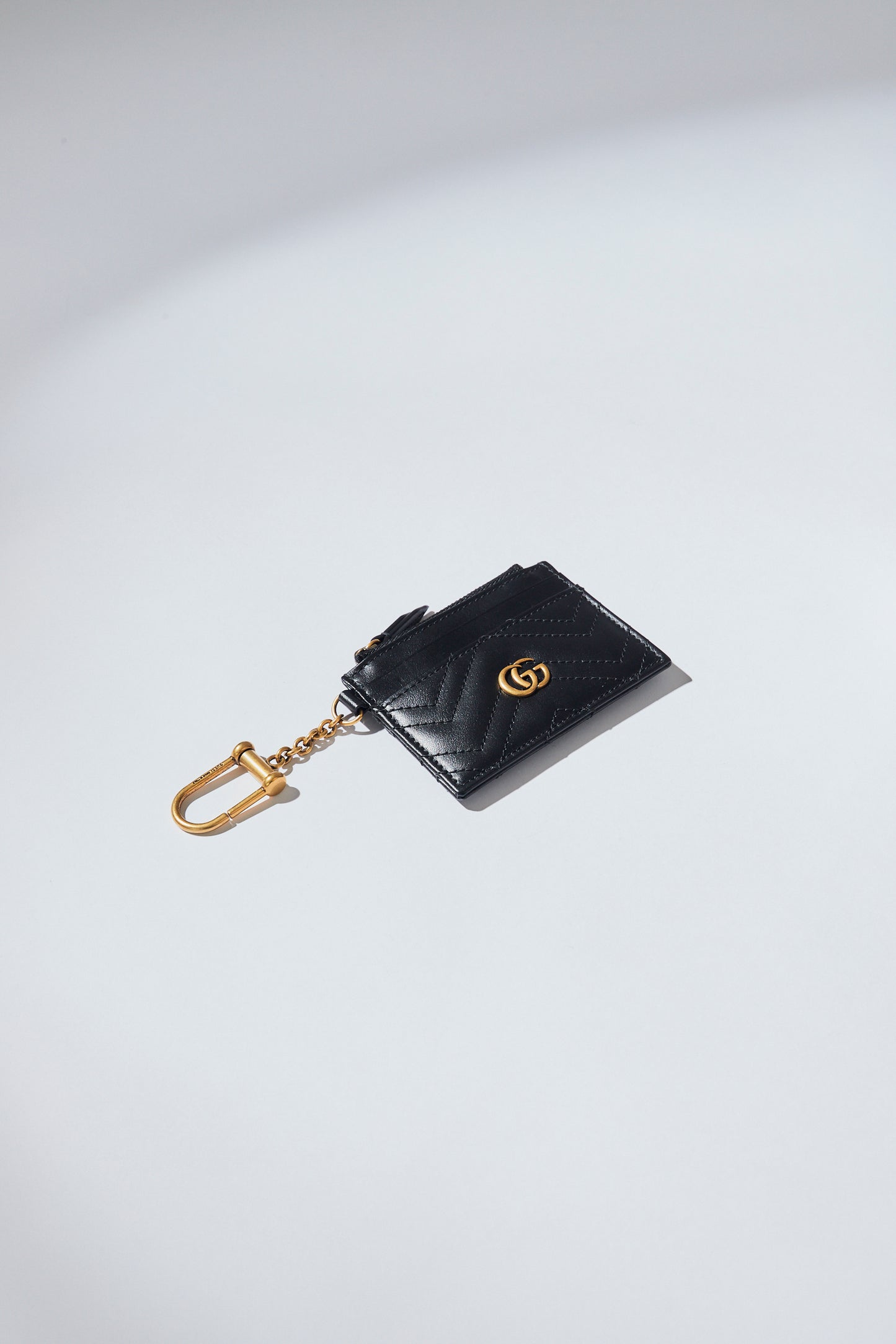 TARJETERO GG MARMONT KEYCHAIN WALLET
