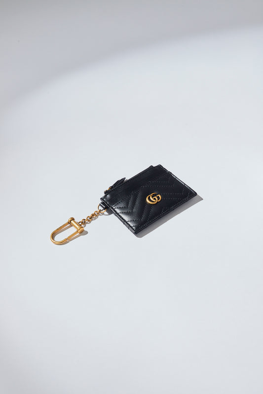 TARJETERO GG MARMONT KEYCHAIN WALLET