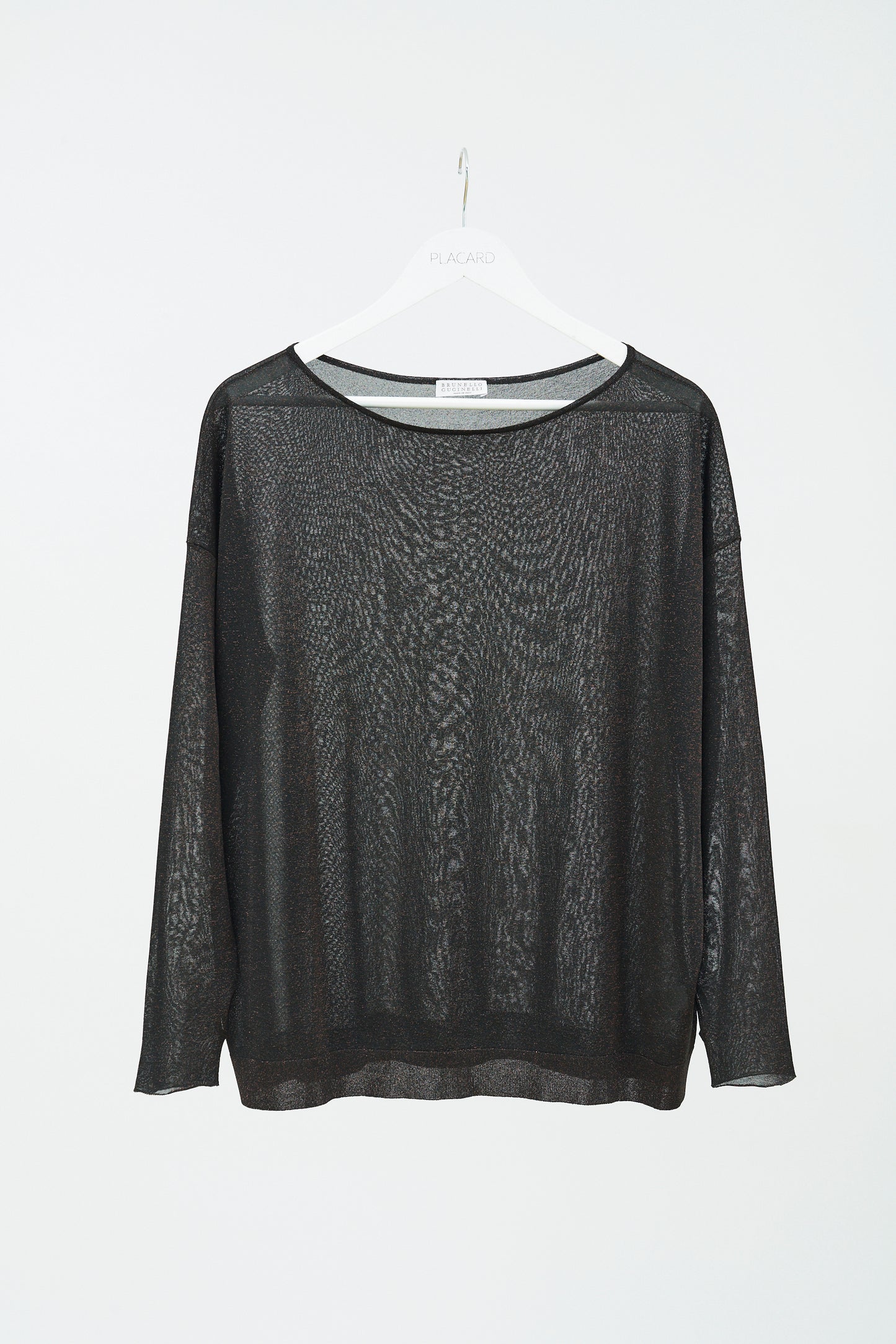 SWEATER DE PUNTO FINO SPARKLING LÚREX