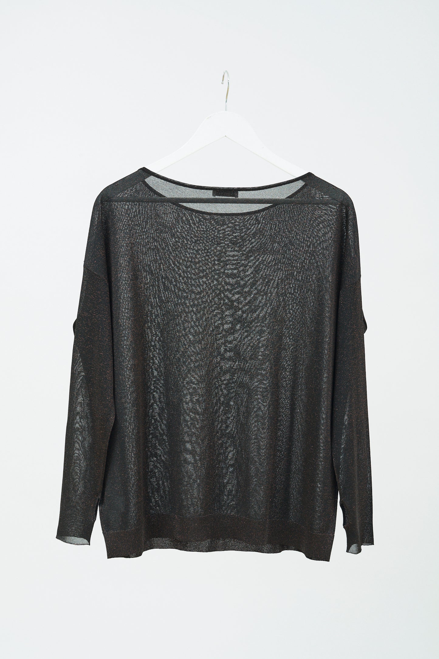 SWEATER DE PUNTO FINO SPARKLING LÚREX
