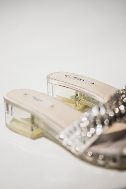 SANDALIAS  TRANSPARENT CRYSTAL