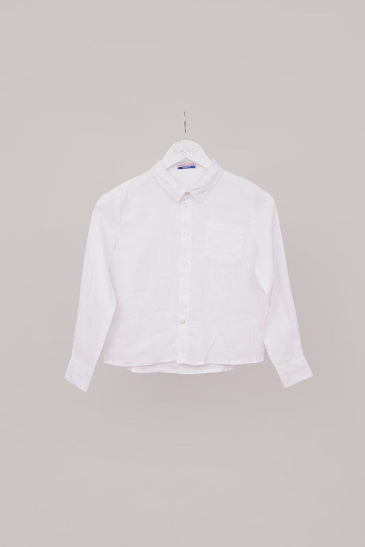 CAMISA CUELLO EN PUNTA MANGA LARGA PETIT